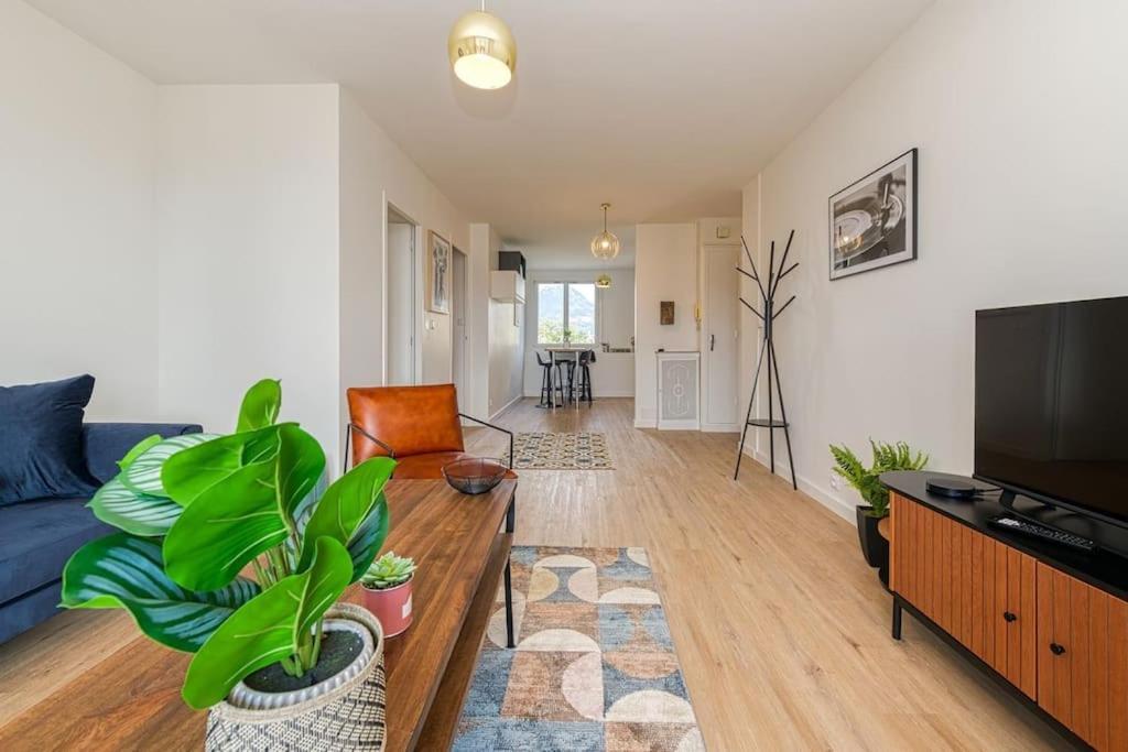 Haut Standing, 4 Ch Dont 2 Sdb Prive, Clim, Fibre Grenoble Buitenkant foto