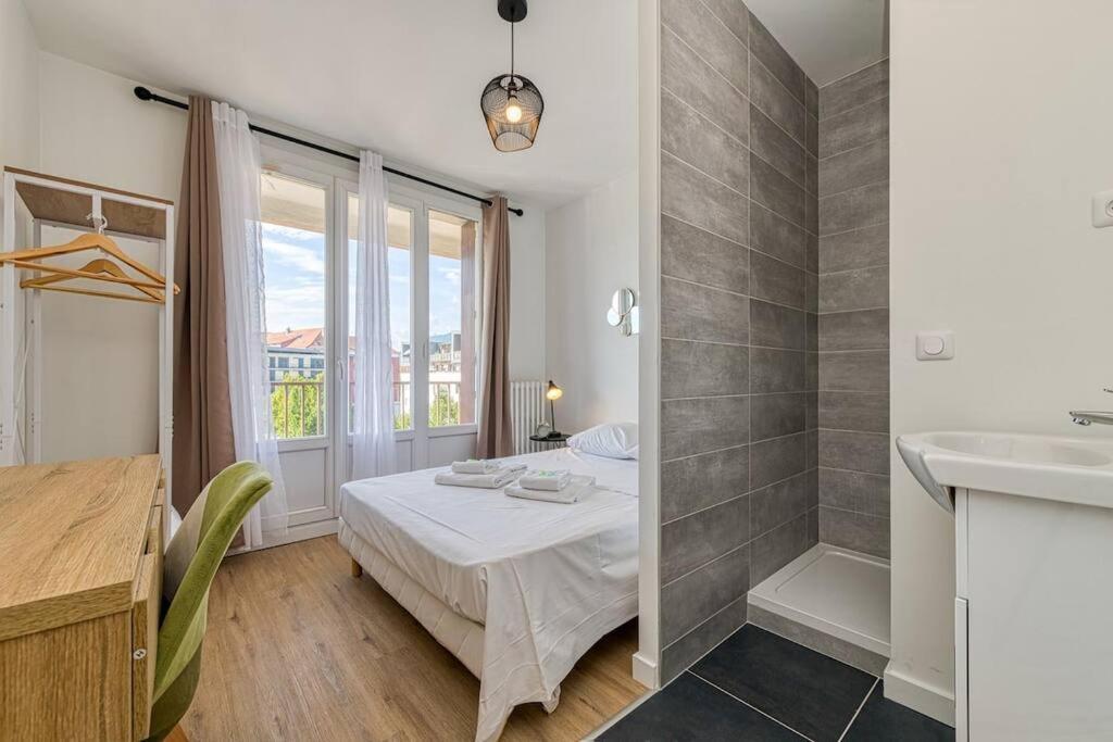 Haut Standing, 4 Ch Dont 2 Sdb Prive, Clim, Fibre Grenoble Buitenkant foto